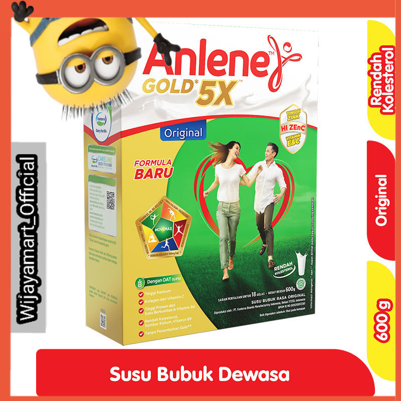 

Anlene Gold 5X Susu Bubuk Dewasa Original 600 g