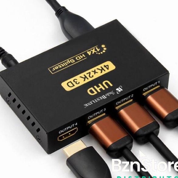 

Hd Splitter 4 Port /Hd Spliter 1-4 /Hd Spliter 1 Ke 4 / Full Hd
