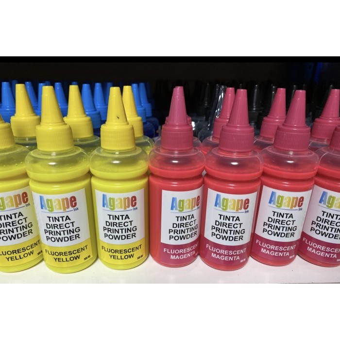 

Terlaris DTF Fluorescent magenta dan yellow SALE