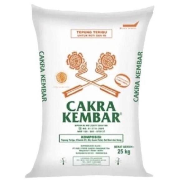 

Tepung Terigu Cakra Kembar 25 Kg. Gojek Or Grab Only