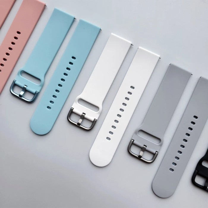 Tali Jam Tangan Silicone Rubber Model Active Strap Haylou Solar Watch