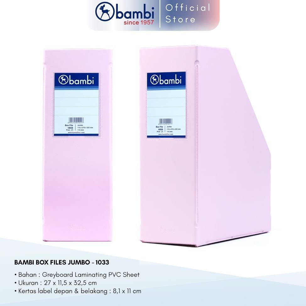 

SALE Bambi Box File Magazine JUMBO SIZE 11,5 cm All Colour - Box Arsip / Box Storage / Box Dokumen kode 1033 dg-78