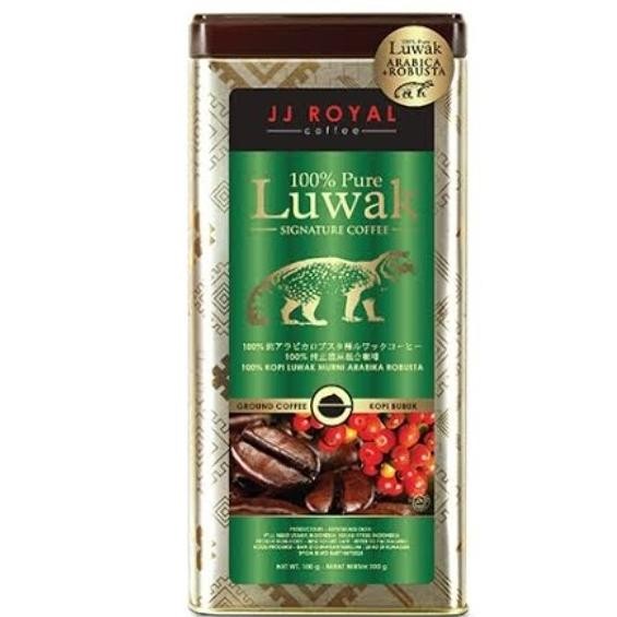 

Jj Royal 100% Pure Luwak Signature Coffee 100 Gr/Ground Coffee/Kopi