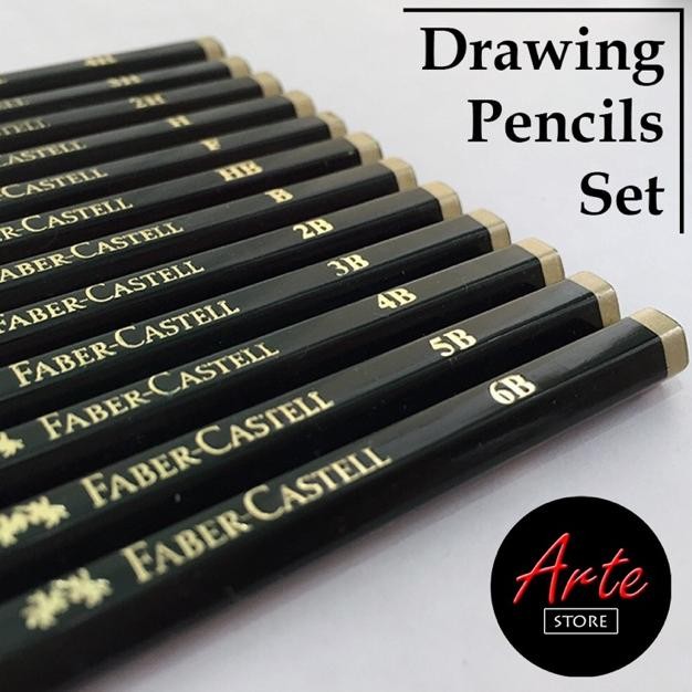 

ede-78 Pensil Gambar - Faber Castell Graphite Pencil Set isi 12 / 14 / 16 pcs Terlaris