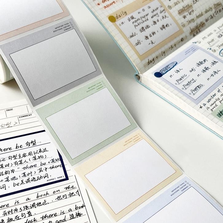 

wes-24 Winzige set 250 Sticky Notes Lucu Stiker Memo Kertas Memo Alat Tulis Untuk Kantor Sekolah Decor Jurnal Terlaris