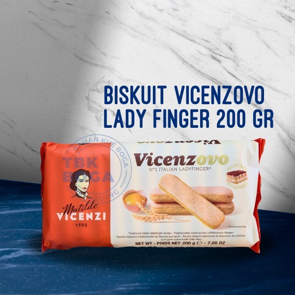 

BERGARANSI Lady Finger 200 Gr Vicenzi Vicenzovo Biskuit