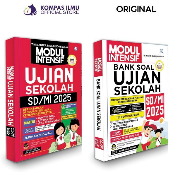 PROMOO KEMBALI BUKU UJIAN SD KELAS 6 BUKU MODUL INTENSIF UJIAN SEKOLAH SD 2025