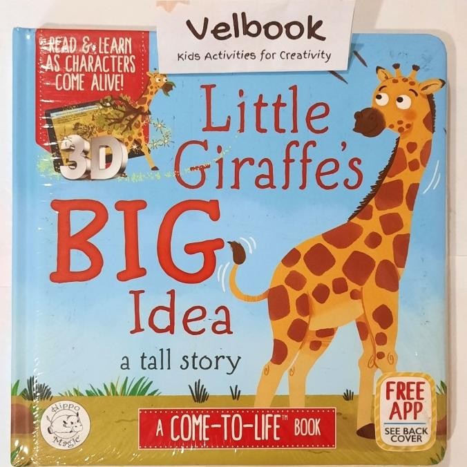 

Buku Cerita Anak Buku Ajaib Little Hippo 3D 4D Augmented Reality ORI TRS