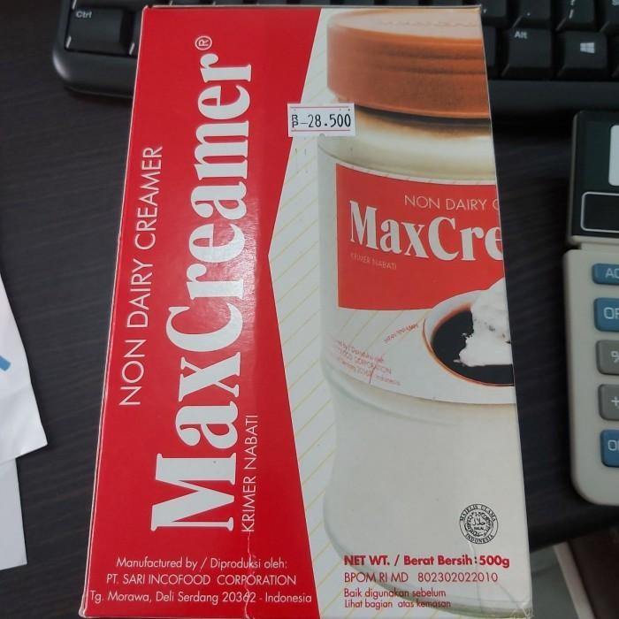 

max creamer 500gr Kualitas Terbaik