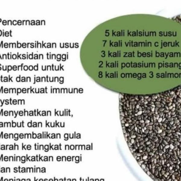 

Chia Seed Organik 1Kg