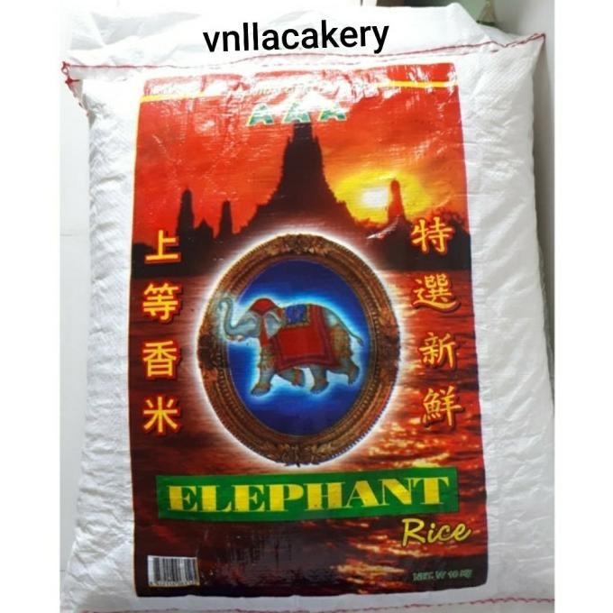 

Beras Putih Thailand Cap Elephant / Gajah 10 kg