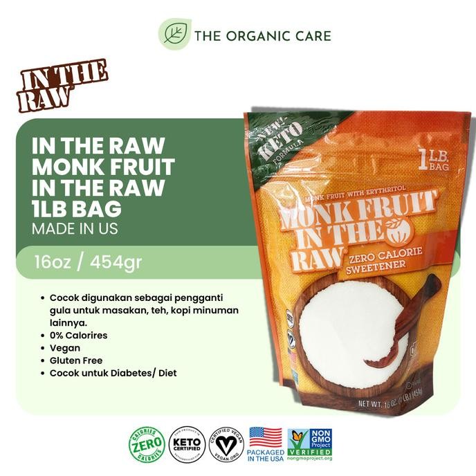 

Monk Fruit In The Raw Gula Keto Vegan Gluten Free Low Kalori Lakanto