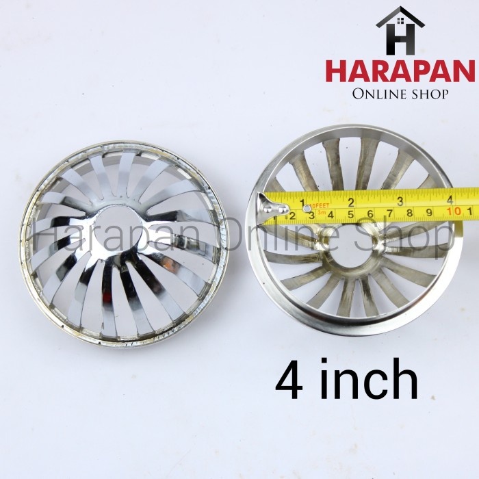 Terlaris Saringan Tutup Talang 4" tutup penutup pipa air 4 inch stainless Besi SALE