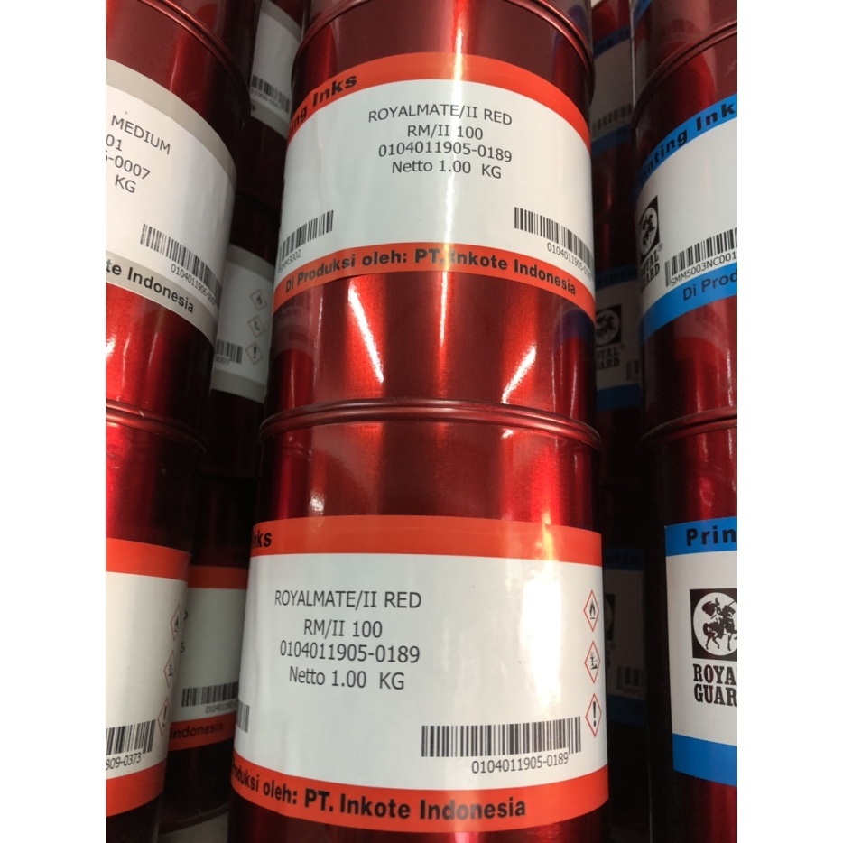 

CAT PRINTING SABLON ROYALMATE RM 100 RED MERAH TUA