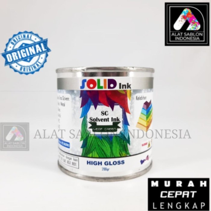 

TINTA SABLON BESI/ GELAS KACA 200GR LEAF GREEN BASIS MINYAK SOLVENT