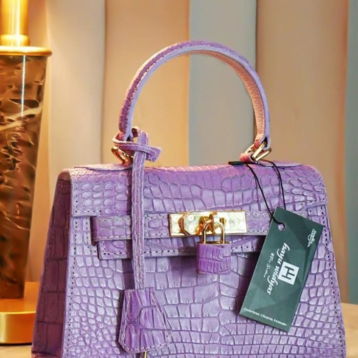 Hayu Widyas Kale Tas Kulit Asli Berkualitas -Lilac