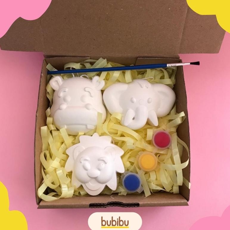 

Diskon Paket Medium Box Melukis Patung Gypsum | Mainan Edukasi Kado Unik Hampers Unik Aman Terbaik