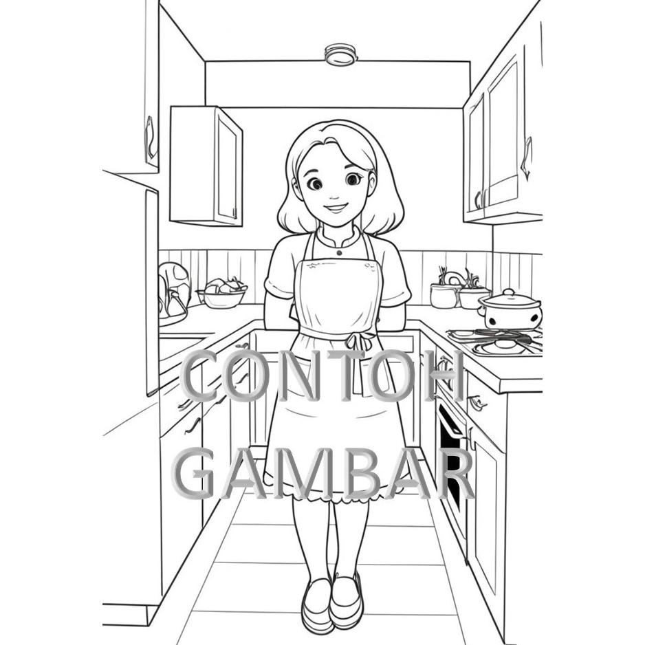 

Pesan Sekarang Kertas Mewarnai Ukuran A5 / Tema Dapur / Buku Gambar Mewarnai / Coloring Book / Untuk Sd Tk Paud Bahan Terbaik