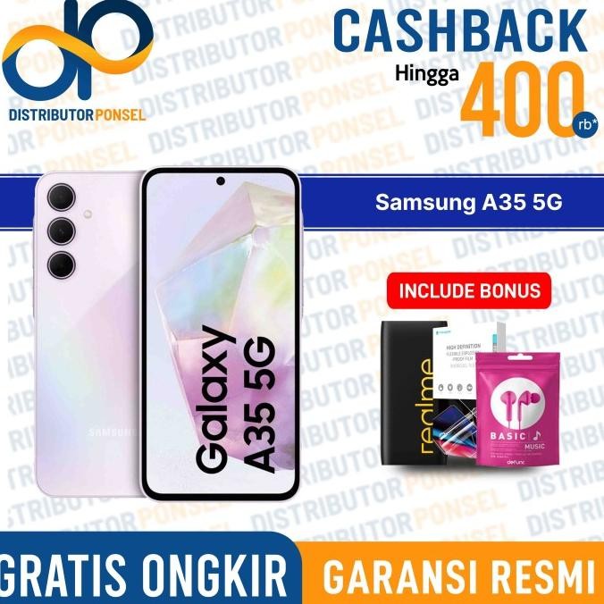 Samsung Galaxy A35 5G 8/256 GB 8/128 GB A 35 Garansi Resmi Not A24 A34