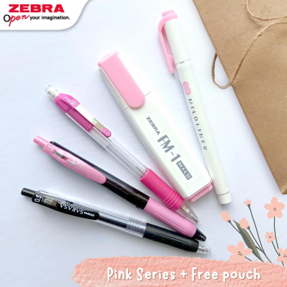 

Special Promo ZEBRA Color Bundle Series Sarasa Clip Decoshine Pulpen Pena 0.5mm Mildliner Highlighter dan Pensil Berkualitas