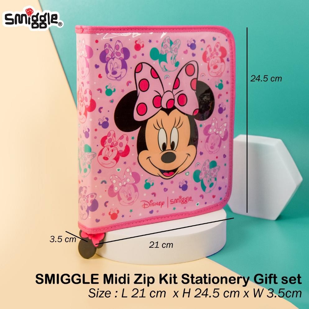 

ukd- SMIGGLE Midi Zip Kit Stationery Gift set Premium
