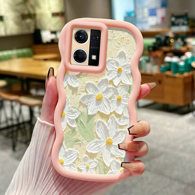 Casing Hp Untuk OPPO Reno 7 4G Reno 8 4G Case Casing seri Warna Macaron Softcase Silikon lunak Kasin