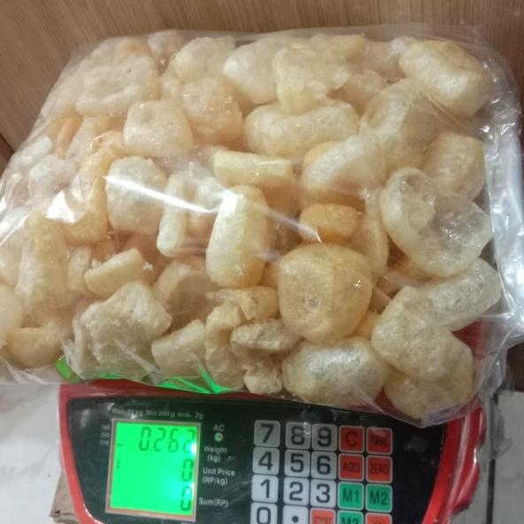 

Kerupuk Kulit Sapi 1Bungkus Uk.250 Gram Isi Banyak
