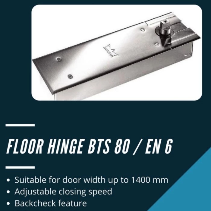 FLOOR HINGE BTS 80 DORMA