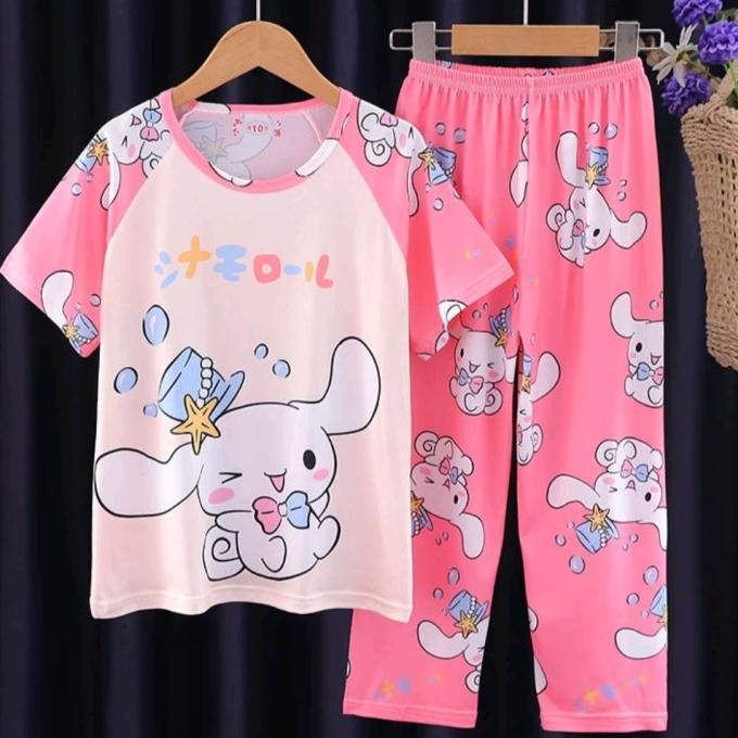 Baju tidur cinnamoroll anak import setelan tidur cinnamoroll anak HF56