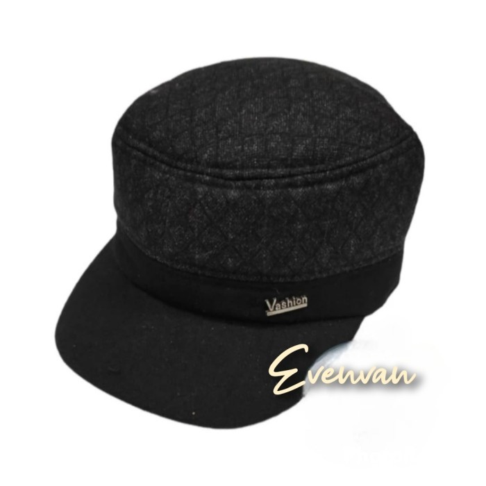 Auliya Topi Pria Topi Komando Bahan Woll Import