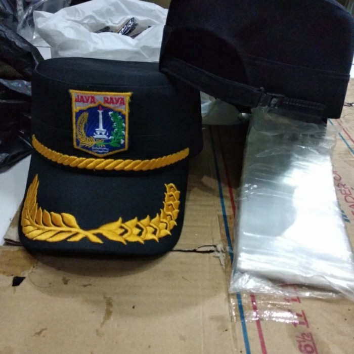 Auliya Topi Komando Logo Dki Jakarta Hitam