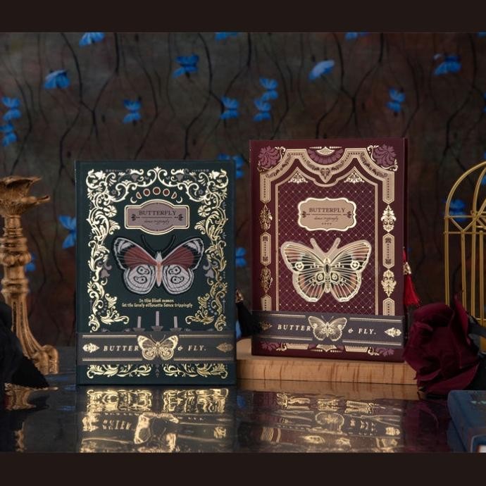 

iQ45 Buku Notebook Diary Butterfly The Ghotic Series / Buku Diary Jurnal agenda Buku tulis - 0791 Sale