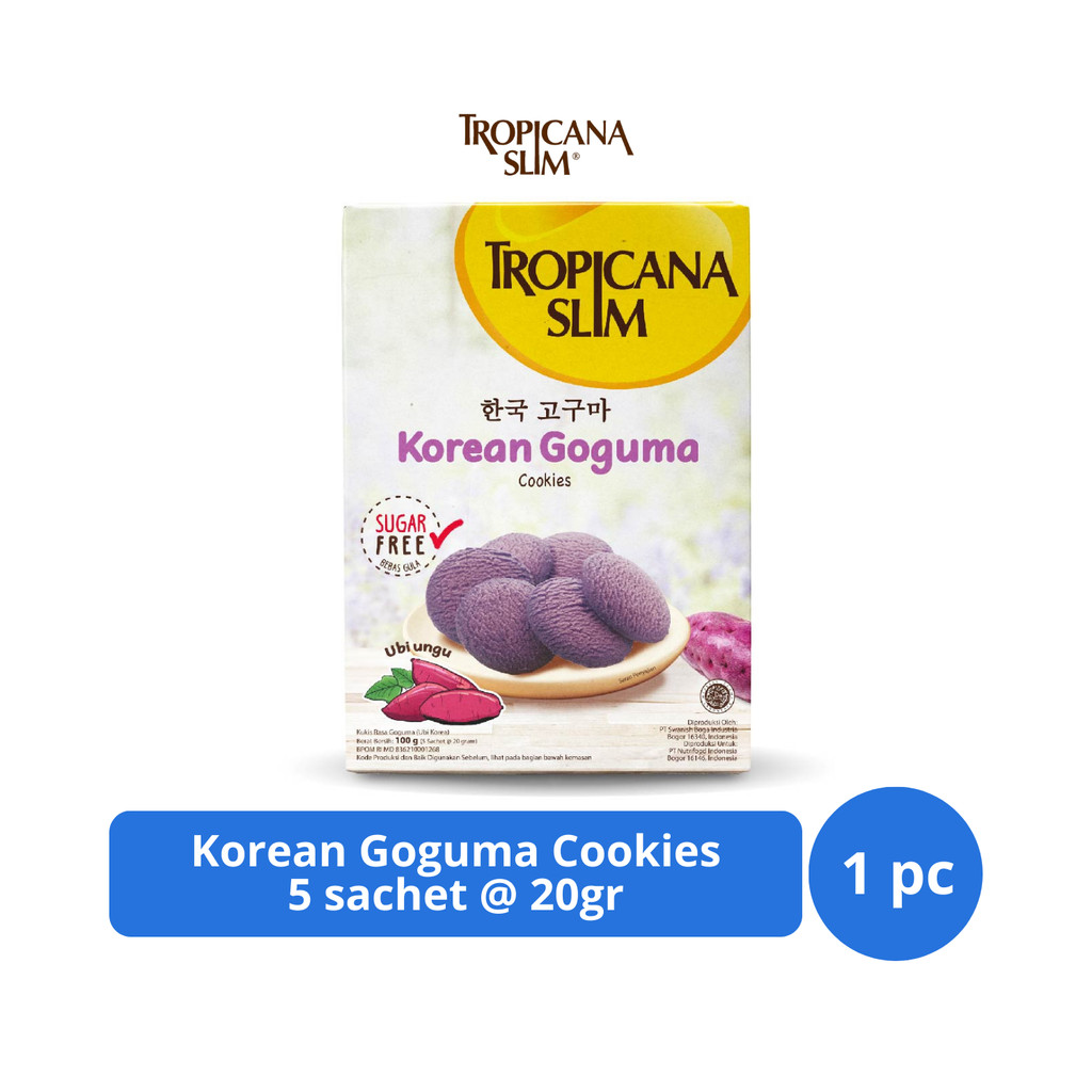 

Tropicana Slim Korean Goguma Cookies 5s @ 20gr