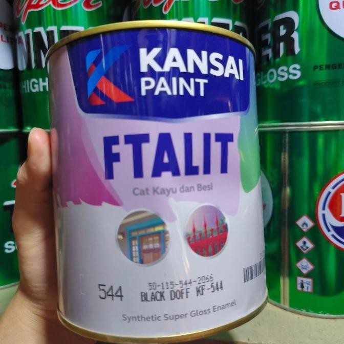 Ready Ftalit Cat Besi Dan Kayu Black Doff Kf-544 Siap Kirim 