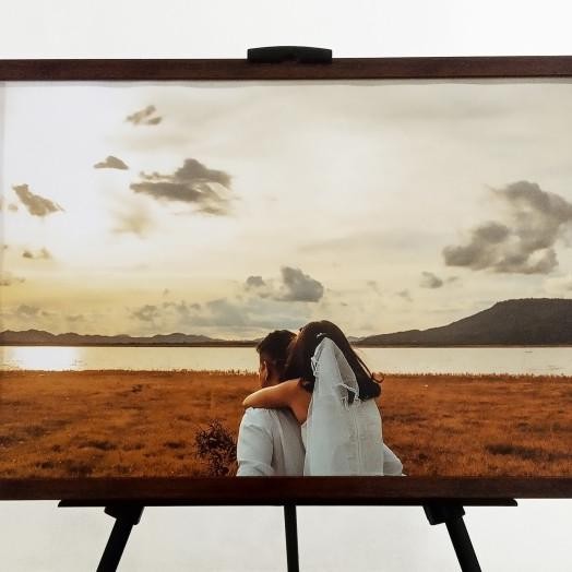 Paket Cetak Foto Lanasi + Bingkai Frame Foto Blok 16R+ (40X60)