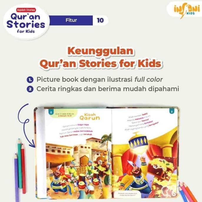 

Buku Anak Islami Quran Stories For Kids (Hard Cover) PNK