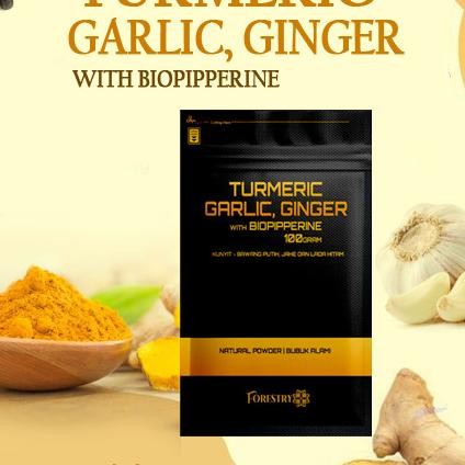 

Turmeric Garlic Ginger Blend With Bla Pepper Powder 100 Gram