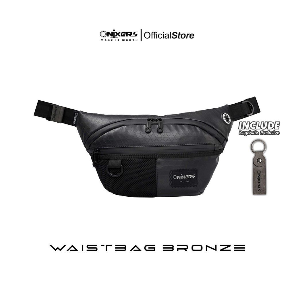Onixers BRONZE Waistbag Tas Selempang Waterproof