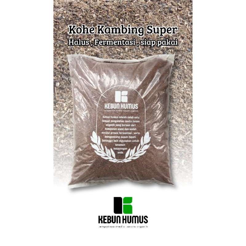 Pupuk Kohe Kambing Etawa Giling Fermentasi ( berat 5 kg )