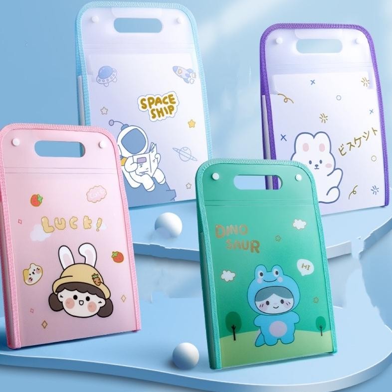 

TERMURAH cute multi layer folder map organizer tempat penyimpanan file kertas paper organizer fth-