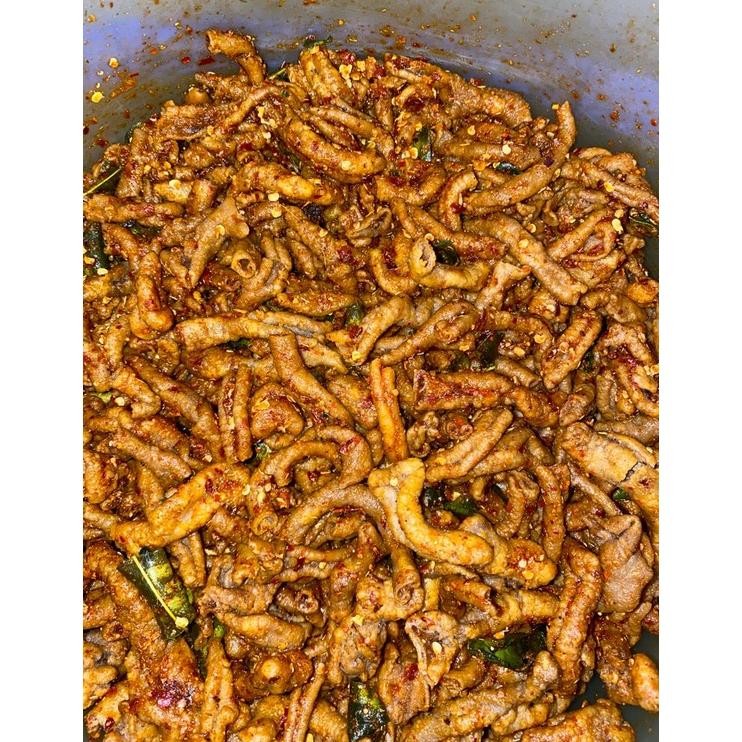 

Big Sale Usus Ayam Krispi Pedas Daun Jeruk 1/2 Kg Murah