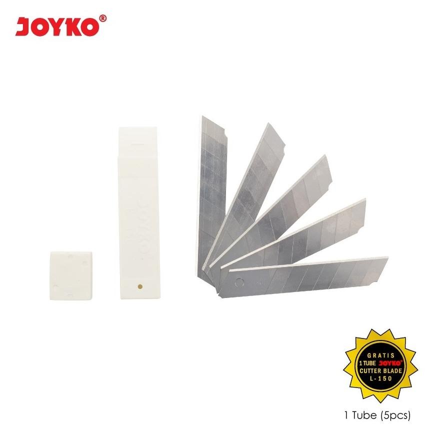 

TERLARIS ISI PISAU CUTTER CUTER BESAR JOYKO L 150 L150 L-500 REFILL KATER SEKOTAK (12 TUBE) fgk-24