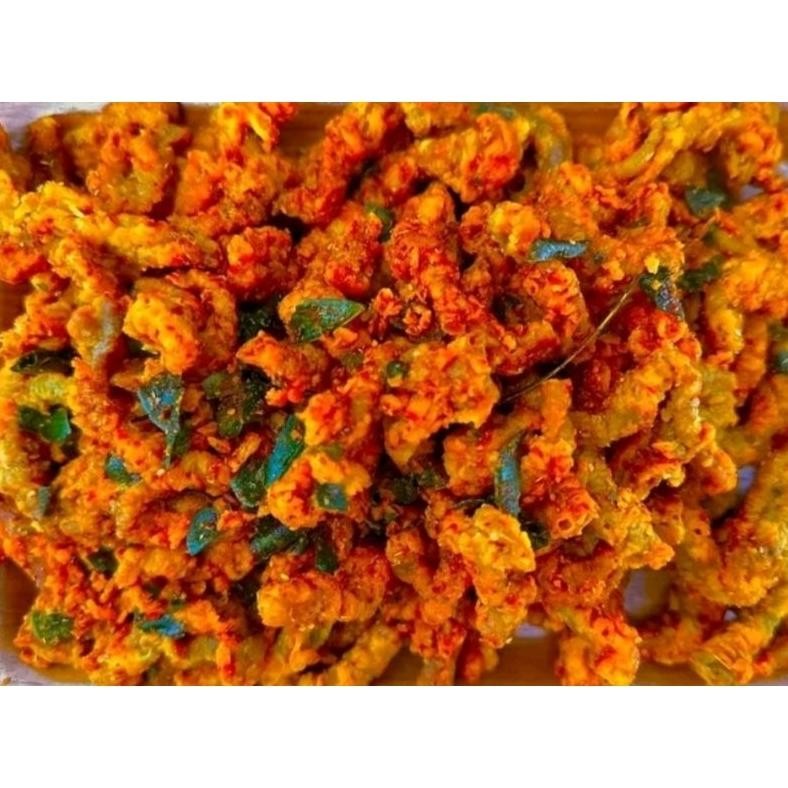 

Ori Usus Ayam Crispy Pedas Daun Jeruk Dan Ori Daun Jeruk Grosir