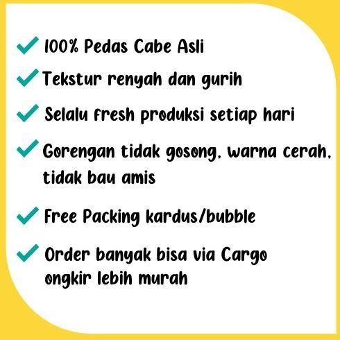 

Sale Keripik Kripik Usus 1Kg Pedas Daun Jeruk Cabe Asli Cikruh Kiloan Usus Crispy Snack Cemilan Makanan Ringan Jajanan Enak Renyah Murah