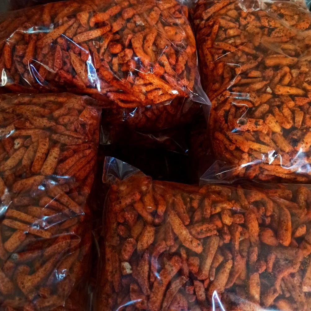 

Sale Basreng Pedas Daun Jeruk 1Kg Baso Goreng Stik Premium