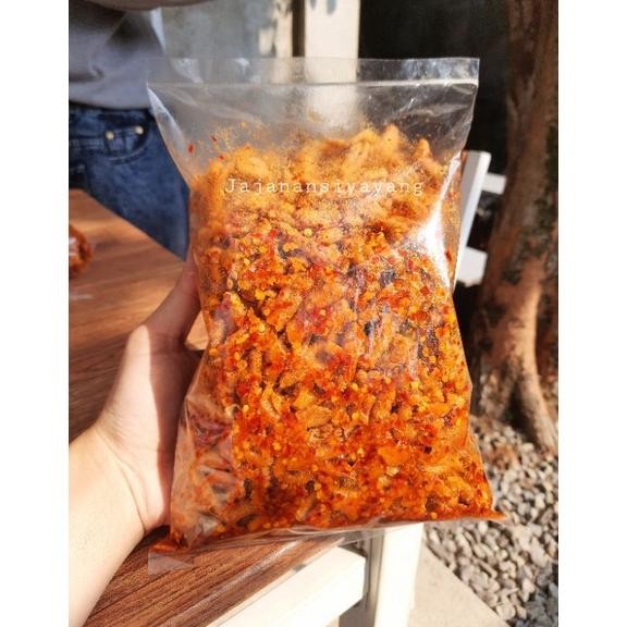 

Original Keripik Usus Crispy 500Gr Kriuk Cikruh Original & Pedas Gurih Jajanan Cemilan Kerupuk Krispi Renyah Murah