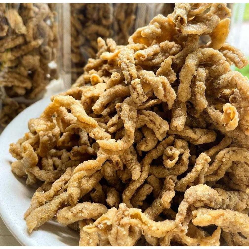 

Termurah [ 1Kg ] Keripik Usus Crispy Original Daun Jeruk 1000 Gram Premium