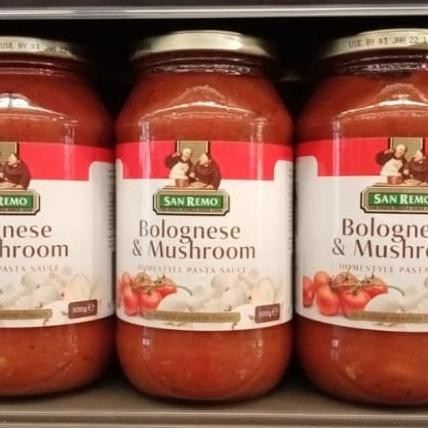 

San Remo Pasta Sauce Bolognese & Mushroom 500Gr