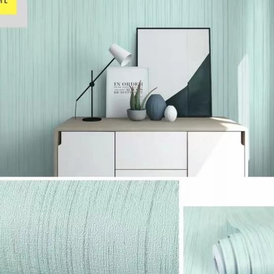 Wallr Lantai/Dinding Korea Kamar Mandi Bertekstur Anti Air Cream