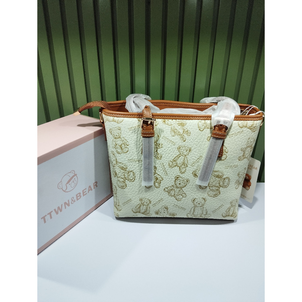 TTWN  Original Store TN3452 Tas Tote Sling White Women